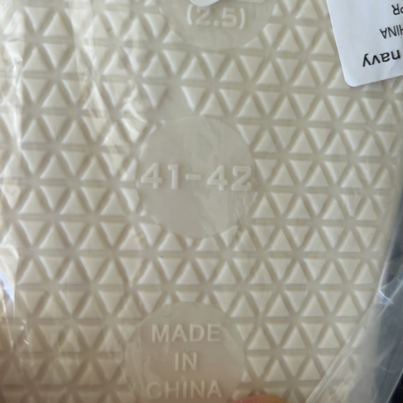 Blue and Grey Smiley Face Slippers - Picture 4 of 4